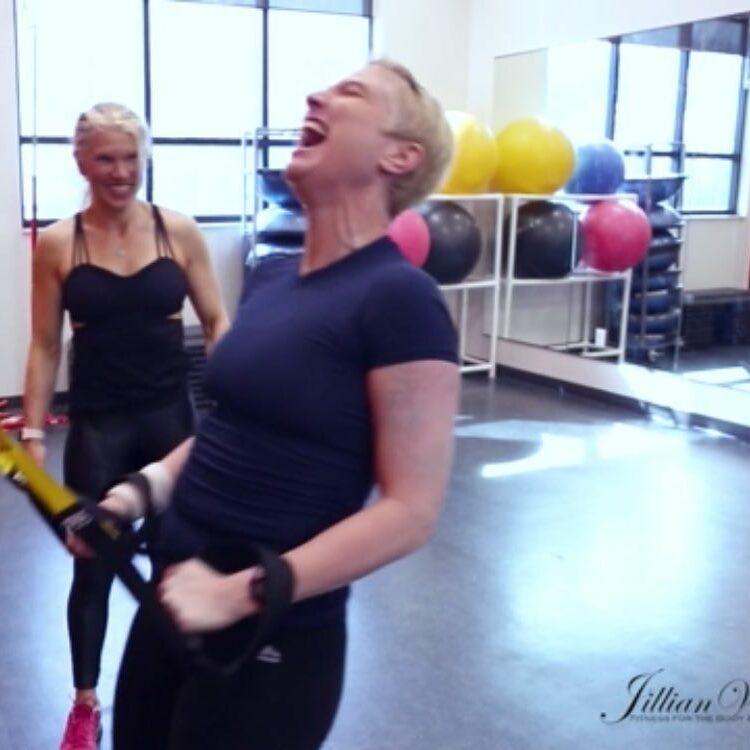 gym workout with coaching